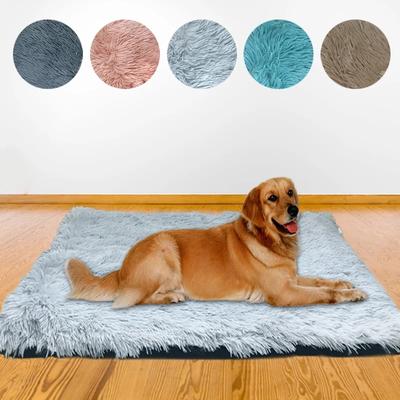 Winter Dog Bed Mat Soft Washable Fleece Pet Cushion House Warm Puppy Cat Sleeping Bed Blanket For Small Large Dogs Cats Mat