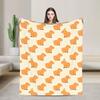 Cute Capybara Blankets  Flannel Awesome Warm Throw Blanket for Coverlet Decoration