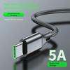 5A Fast Charging USB Elbow Data Cable for Car, Blind Plug, Available in 0.5m and 2m