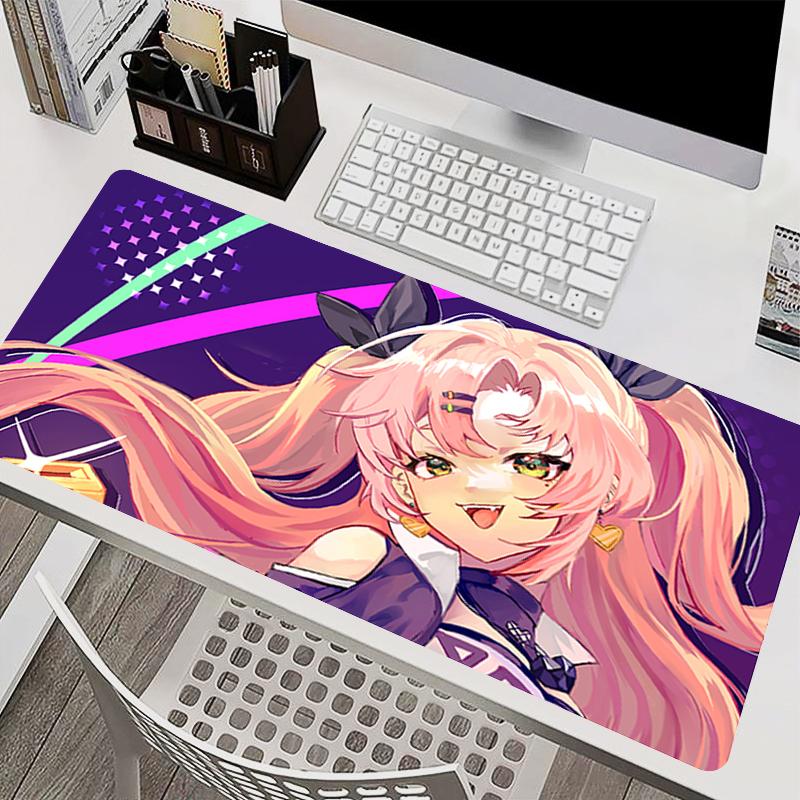 Kawaii Mouse Pad Gamer Notebook Desk Mat Xxl Large Gaming Keyboard Pad Hd Print Zzenless Zone Zero Nicole Demara Anime Mousepad