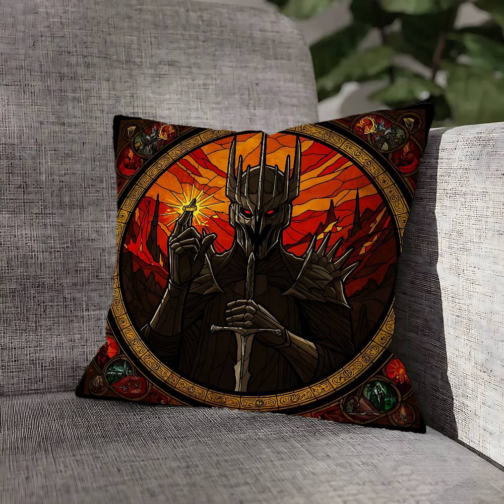 L-Lords of the R-RingES Throw Pillow Case For 55x55cm 30x30cm 50x50cm 45x45cm 40x40cm Square Chair Pillowcase Case