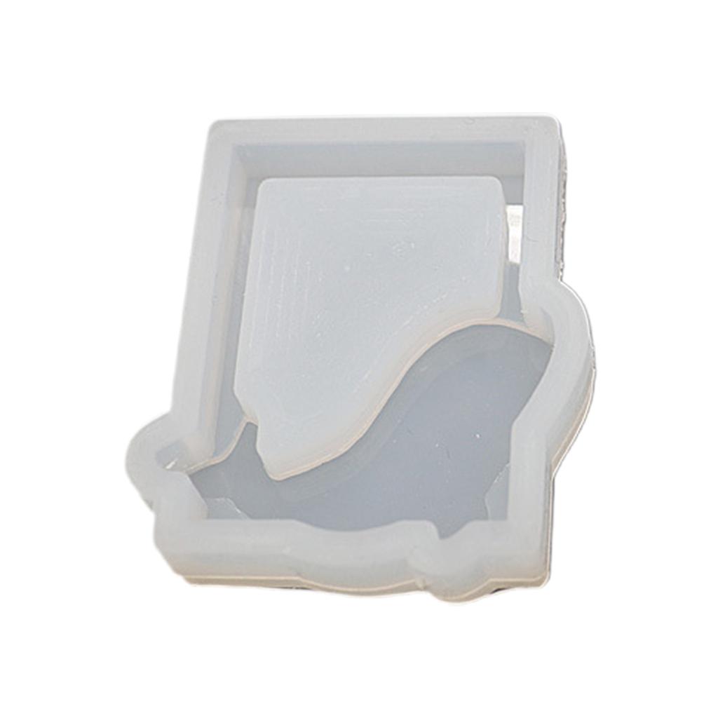 Clear Quicksand Silicone Molds Resin Casting Shaker Mold Resin Epoxy Mold for DIY Crafts Pendant Keychain Jewelry Making