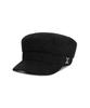Bajal Va Curved Studded Sailor Cap Black