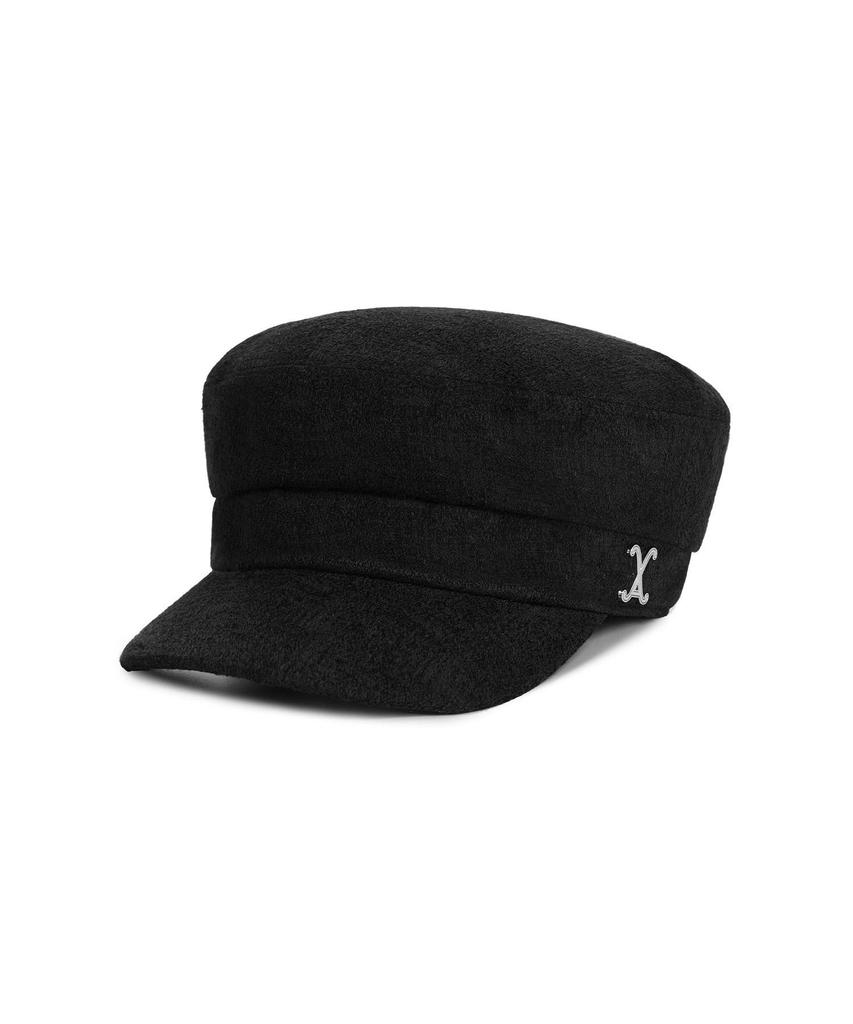 Bajal Va Curved Studded Sailor Cap Black
