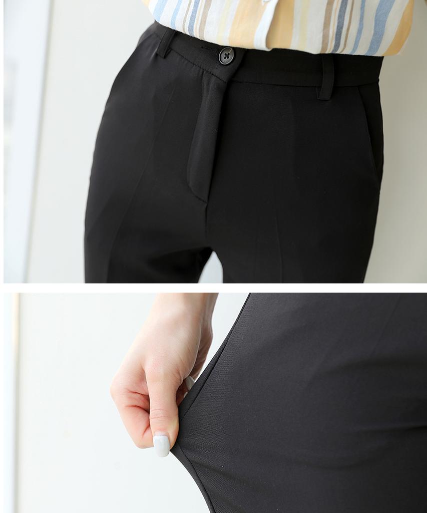 Ppaeppae Stretchy Tapered Fit Slacks