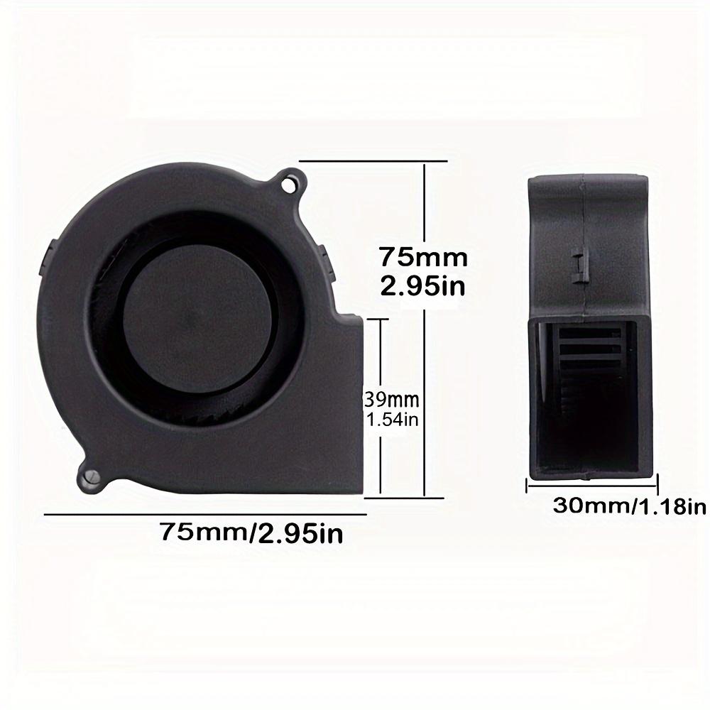 Ventola USB 75mm Raffreddamento Soffiatore Turbo Brushless Stampante 3D 5015 7515 7525 7530 Per Estrusore Raffreddatore CC Inverter di Potenza Pompa Aria PC CPU