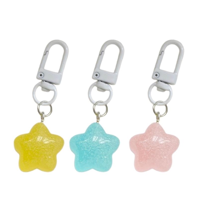 Portable Keyrings Trendy Plastic Keychains Gift for Best Friends and Loved Ones