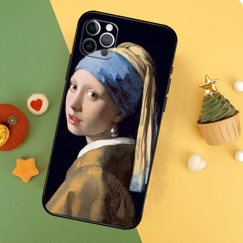 

Johannes Vermeer Phone Case For iPhone 17 Pro Max 17Air 16E 15 14 13 12 11 16 Pro Max Mini Shockproof Cover iPhone 17 Pro