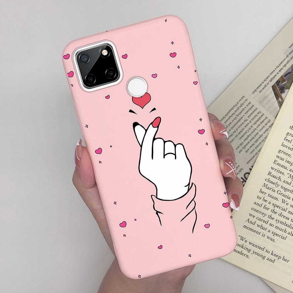 For OPPO Realme C25 C25S C25Y Case Cartoon Soft Silicone Matte Shockproof Phone Back Cover For Realme C 25 S Y Capa Funda Coque