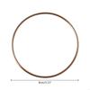 Round Dreamcatch Circle Gold Color Round Wire Wreath Making for Independence Day Flower Making Supply X3UC