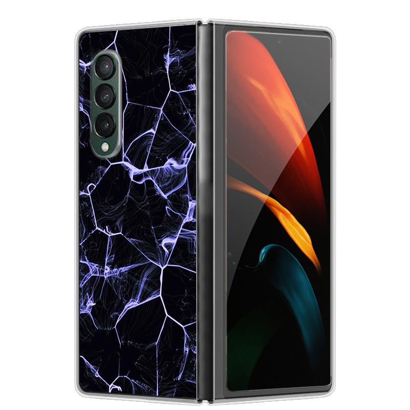 Etui na Samsunga Z Fold 5 Słodkie Modne Twarde Przezroczyste Etui na Telefon dla Samsunga Galaxy Z Fold5 5G ZFold 4 6 5G Powłoka Ochronna ZFold6