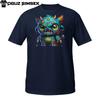 Angry Cute Monster T-Shirt Mens Womens Tees Top | Colorful Horned Creature Graphic Tee With Attitude