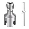 Integrated Internal & External Pipe Threading Tool 1/2in 3/4in 1in Dual-Function PVC Pipe Threader Kit for Electric Drill