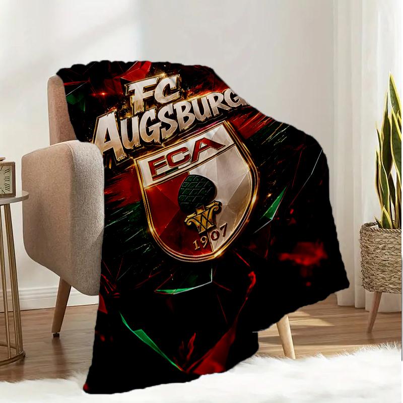 Augs-burg Crest Blanket Lightweight Ideal Bedding Blanket Perfect for Travel, Camping, Living Rooms, Offices, Sofas, Fan Christmas gift