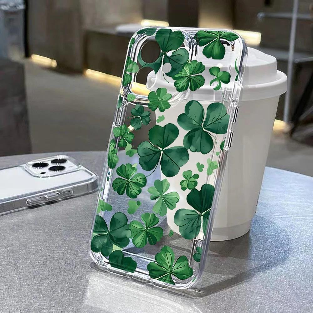 Flowers Phone Case For Xiaomi Redmi Note 14 13 12 Pro Plus 5G 12S 11 10 Redmi 13 12 14C 13C 12C Transparent Shockproof TPU Cover