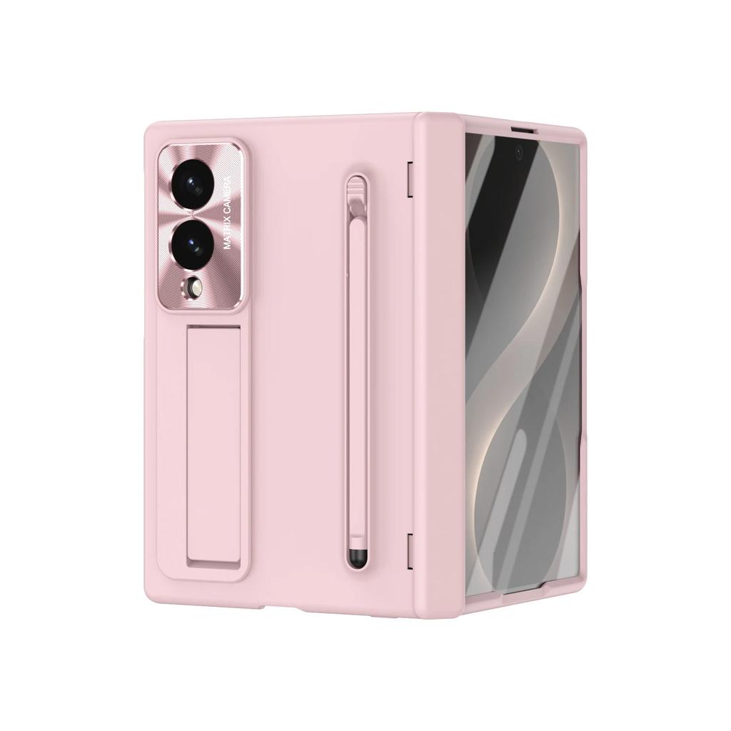 Per Samsung Galaxy Z Fold 8ultra Fold 8 custodia per telefono larga con supporto nascosto, alloggiamento integrato per penna, con pellicola ad alta definizione