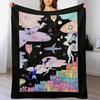 Omori T-Shirt omori Fanart Spiel Aufkleber Aufkleber Poster Kuscheldecke Gemütliche Heimdecke Geschenk für Weihnachten Feiertag