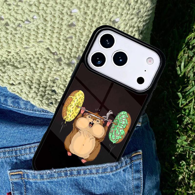 Hamster Art Phone Case Cover Compatible with for IPhone 17air 16e 15 14 13 12 11Pro Max 17 Air