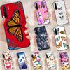 Butterfly Flower Case For Oppo A94 A74 A54 A18 A38 A58 A78 A98 A40 A60 A80 A16 A76 A96 A15 A17 A77 A57S Cover