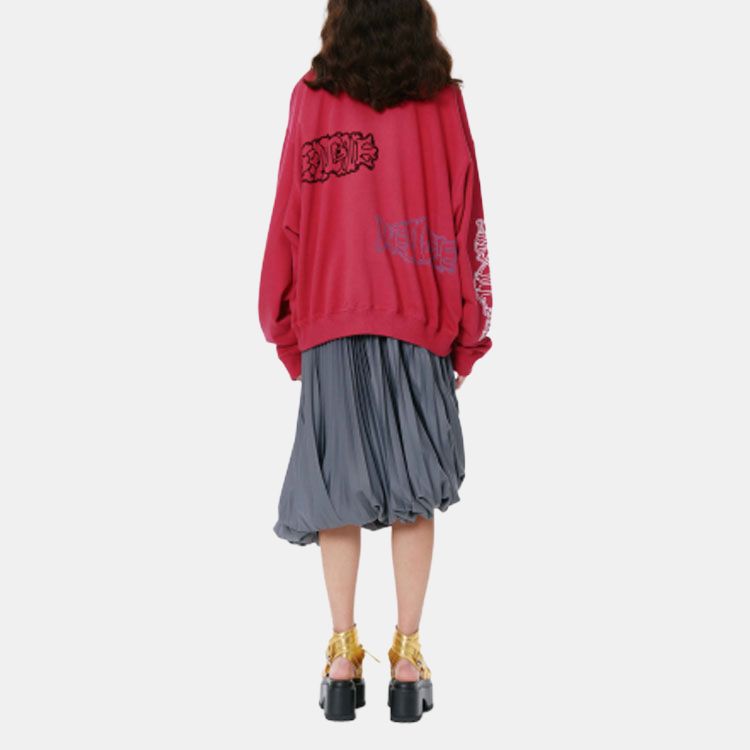 WE11DONE Sweatshirt Unisex Pink WD-TS1-22-654-U-PK