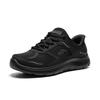 Skechers Slip-Ins Lace-Up Lightweight Comfortable Sports Simple Versatile Fabric Synthetic Leather Low-Top Running Shoes Men sneakers Black 232767-BBK