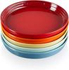LE CREUSET Neo Round Plates, 17 Cm, Rainbow, Set of 5, Oven Dish, Heat-Resistant Dish [Official Japanese Retailer]