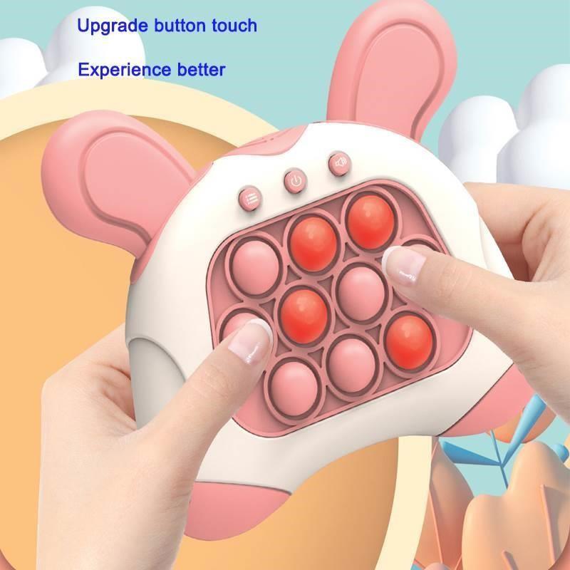 Light Up Pop It Bubble Puzzle Game Machine Quick Push Toys Educational Toys For Children Creative Intellectual Toys