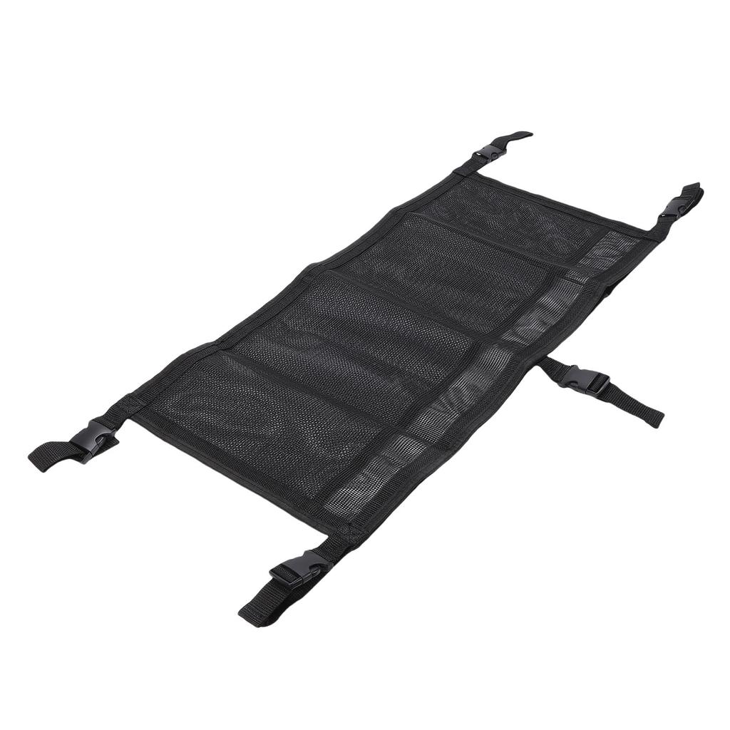 Boat Storage Bag with 3 Divisions Adjustable Straps Mesh Boat Seat Organizing Suspended Bag for Yacht