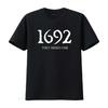 Mens 1692 They Missed One Funny T Shirt Black Vintage Washed Comfortable Stylish Versatile Designer Clothes Homme Casual