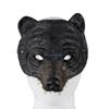 N7YF Realistic Bear Cosplay Mask Masquerades Accessory Animal Head Half Face Mask for Carnivals and Theme Parties Costume