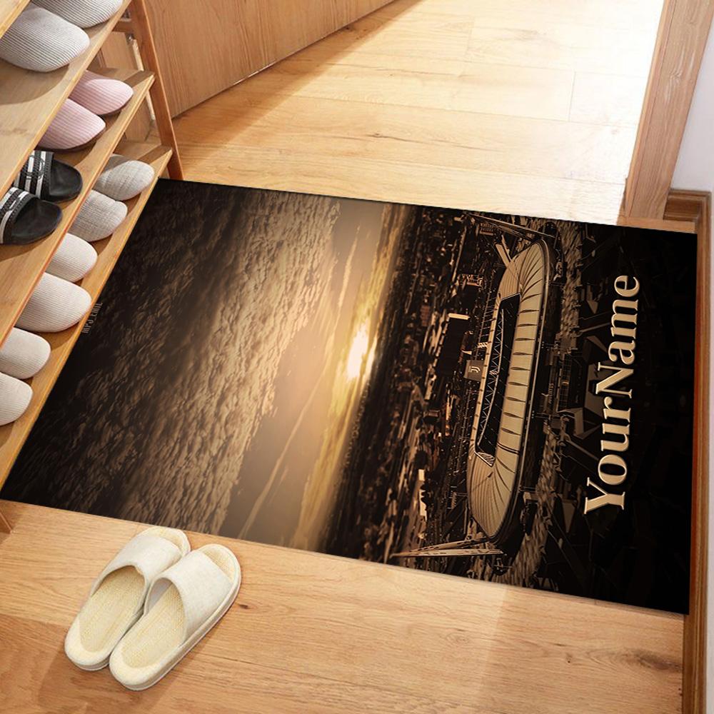 Juventus Customize Your Name Floor Mat Design for Playrooms Bedrooms Living Rooms Foyer Antislip Carpet Decorate Offices Spiritual Gift