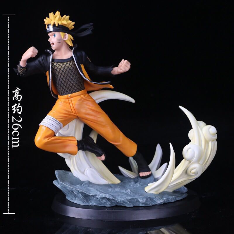 28см Аниме Наруто Ураганные Хроники Narutimate Storm 4 Фигурка Узумаки Наруто Саске 1/6 Сцена Битвы Модель Игрушка Кукла Фигурка Действия ПВХ No box
