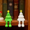 Christmas Tree Ornament Figurine with Articulated Legs, 3D Printed Xmas Statue, Mini Desk Decoration for Home Office Shelf Holiday