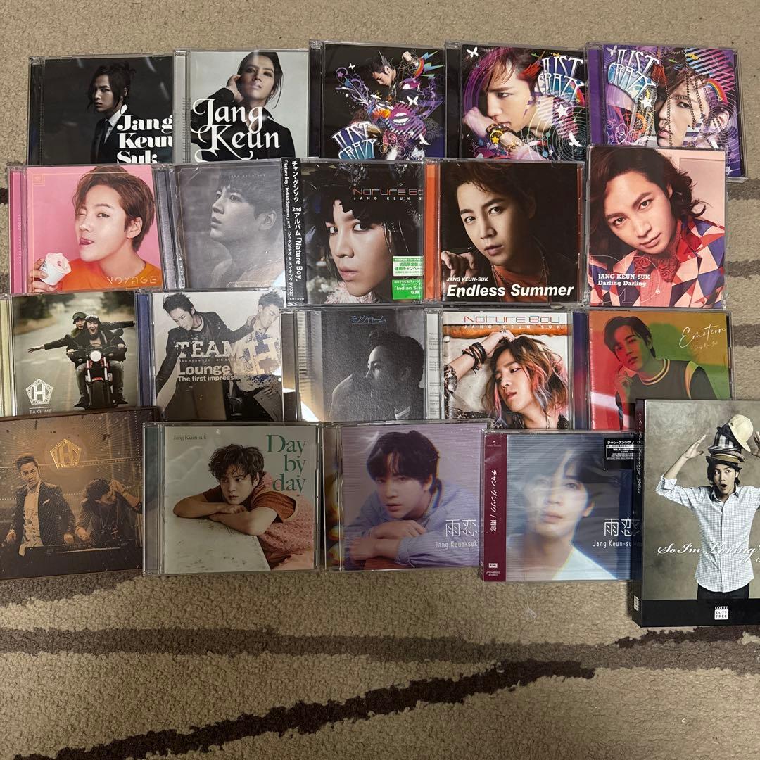 

[USED] Jang Keun Suk CD Album Collection 19 CDs + Bonus