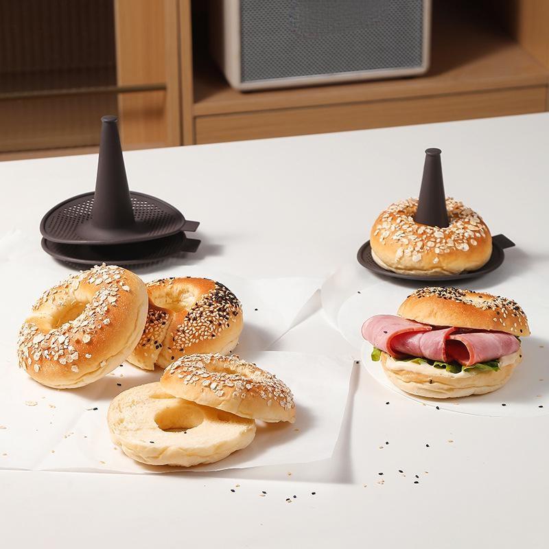 3Pcs/Set Baking Tool Bread Donut Silicone Mold Baking Cake Mousse Pudding Mold
