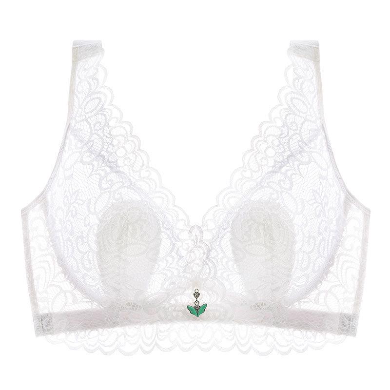 

Летний ультратонкий кружевной бюстгальтер полной чашки большого размера для женщин - Сексуальный и поддерживающий 100C