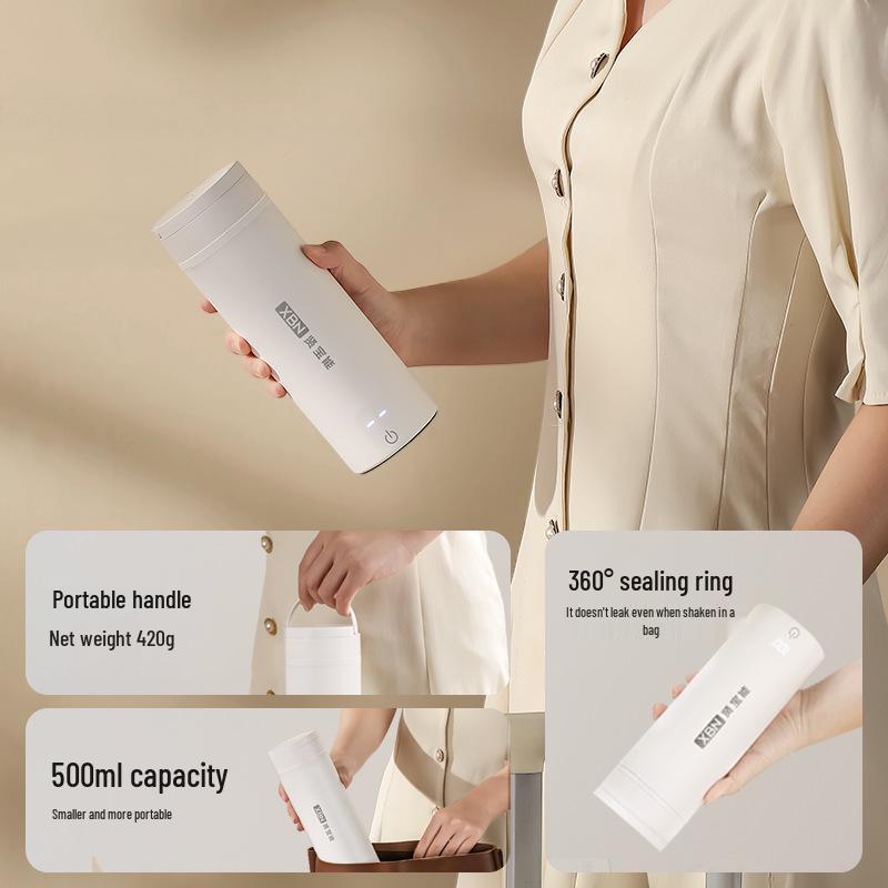 Xianbao Neng Portable Electric Travel Kettle: Compact Water Boiling Cup for Dorm, Office & Business Use