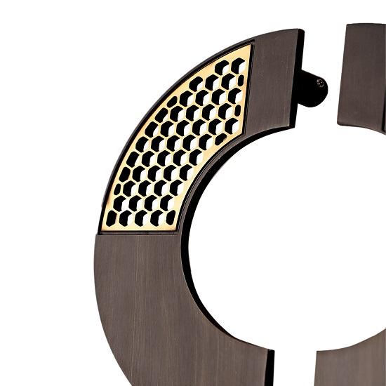 Honeycomb Design 20,32 cm Messing Türgriff Paar, Messing Haupttürgriffe, Türgriffe für Haupttür 2er Pack