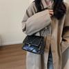 Bag Women's 20254 New Fashion Rhombus Chain Bag High-end Commuter Women One Shoulder Crossbody Small Square