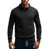 Herre Half-Zip Stand-Up Krage Langermet Genser Allsidig Treningstopp