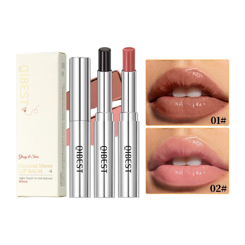 2pc Honey Moisturizing Tinted Lip Balm, Nourishing Lip Care Stick for Daily Lip Makeup