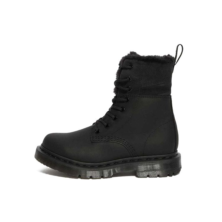 Dr. Martens 1460 Wintergrip Leather Outdoor Casual Boots Women boots Black 24015001