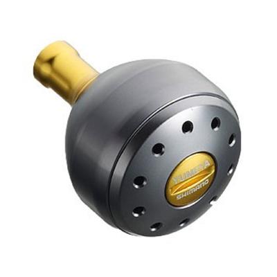 SHIMANO Parti Originali Bobina Pomello Manovella Potenza Tondo in Alluminio Yumeya Grigio Tipo A 26835 Parti (SHIMANO)