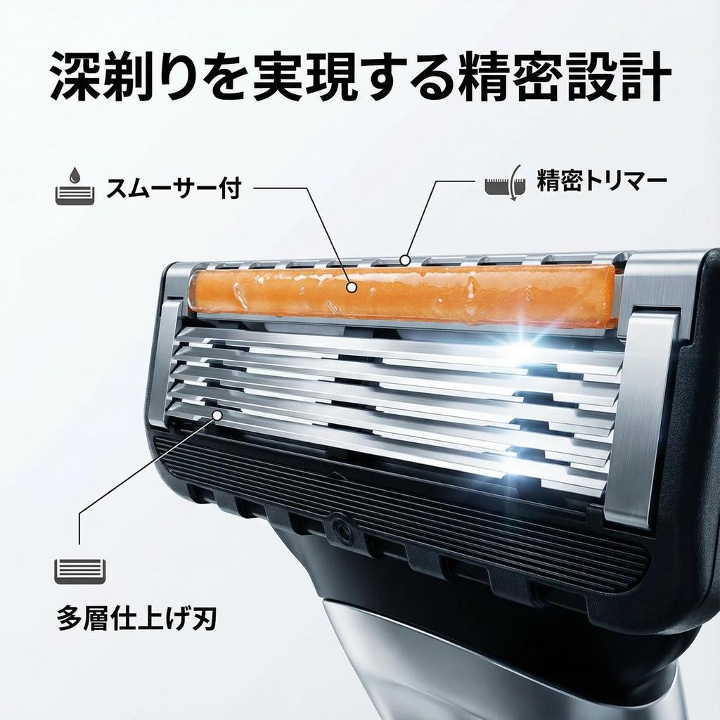 Gillette Compatible Razor ProGlide Electric Shaver Replacement for Beard Gillette ProGlide Fusion Blades, 12-Pack, Blades, 5-Blade, Shaving, (3)