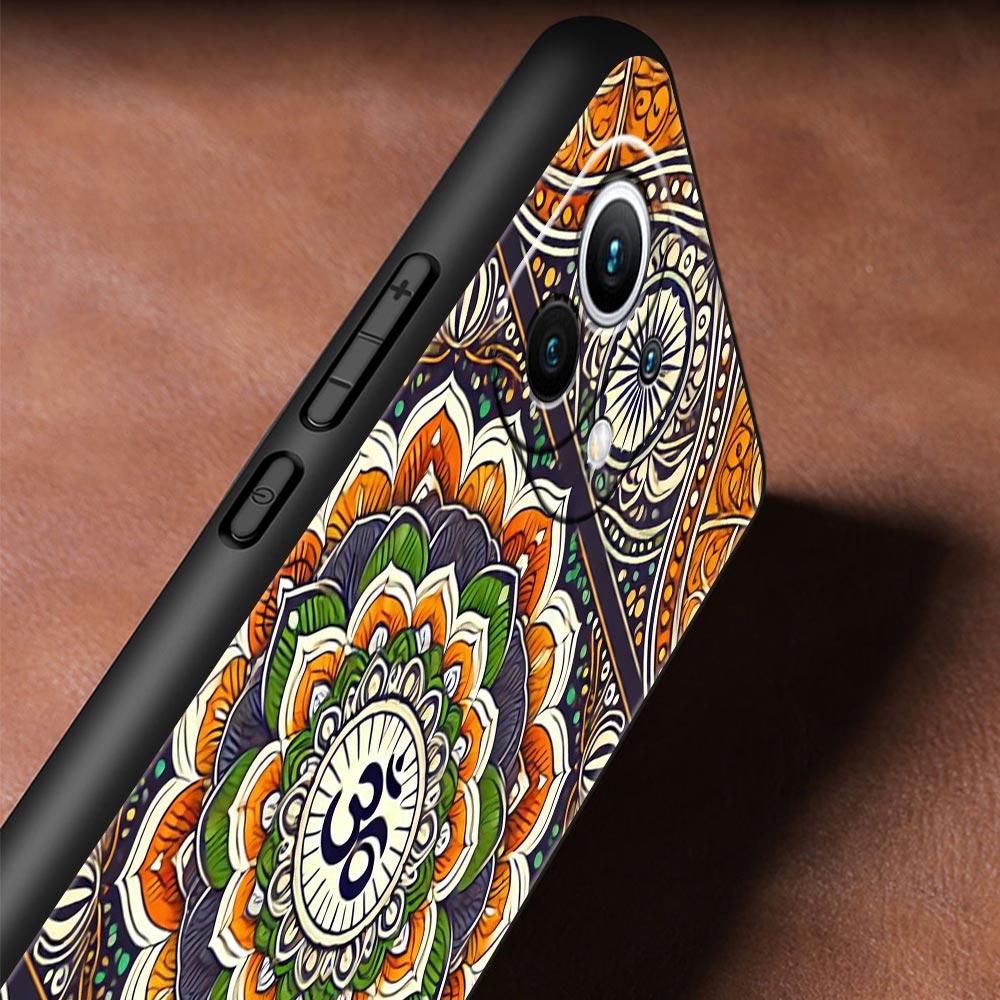 Indian Pattern Mandala Phone Case Cover for Xiaomi Mi 17 15 14 13 12 11 Ultra 15T 14T 13T 12T 11T Pro Lite 5G Soft TPU Shell Bag