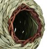 Hummingbird House Ball Shape Small Bird Nest Natural Hand Woven Hangable Animal Hut for Courtyard Garden Balcony Birdhouse