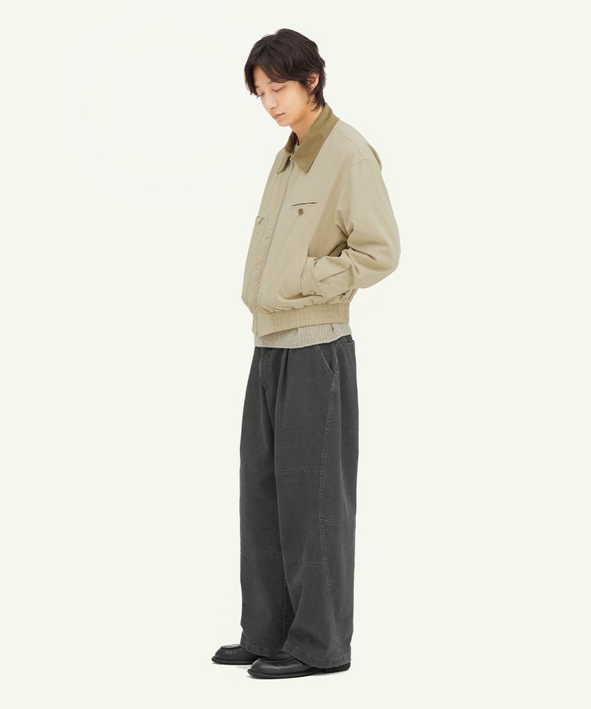 Intempomood Loop Pocket Work Jacket_Sand Beige
