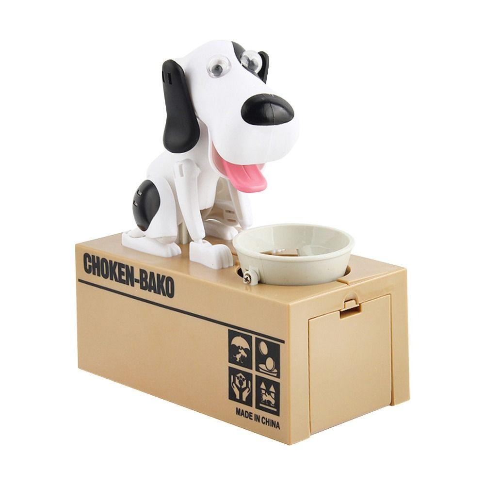 Large Capacity Automated Dog Steal Coin Piggy Bank Anti-fall Coins Storage Box  Living Room