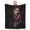 Стильное одеяло Damon Salvatore Ультрамягкий бархат Уютное плед Машинная стирка