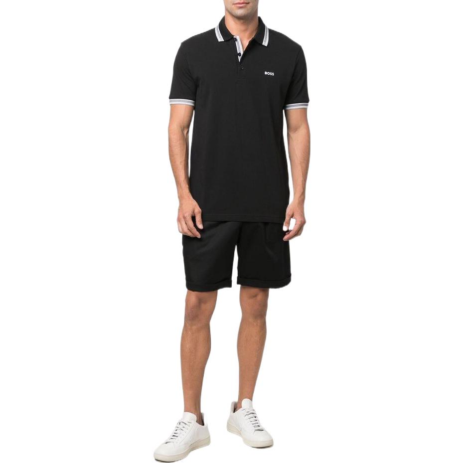 Boss HUGO BOSS Logo Embroidered Short Sleeved Polo Shirt 50469055-001